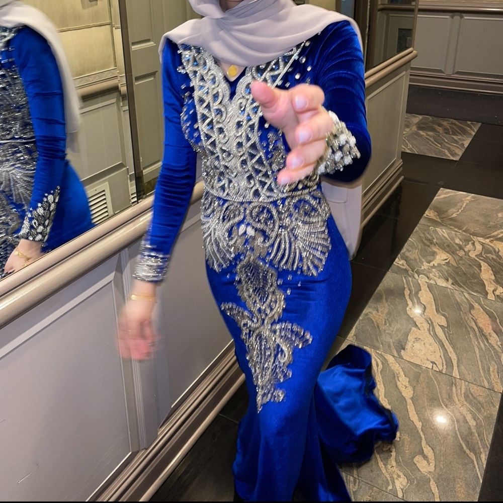 Stunning Atelier Zana gown. Beautiful dress even prettier in person
